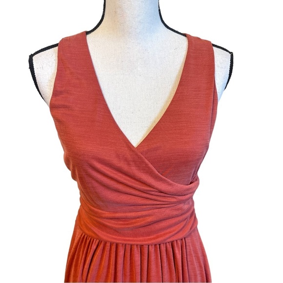 Anthropologie Maeve Burnt Orange Sleeveless Nora Summer Dress Women's X Small - Picture 10 of 11